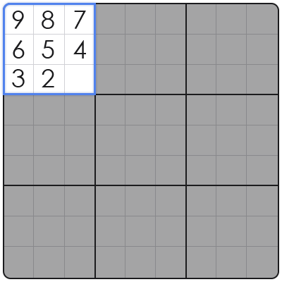 sudoku empty rectangle
